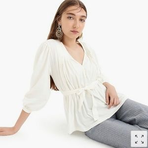 JCREW 100% COTTON BLOUSE NWOT